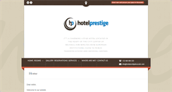 Desktop Screenshot of hotelprestigebrussels.com