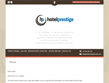 Tablet Screenshot of hotelprestigebrussels.com